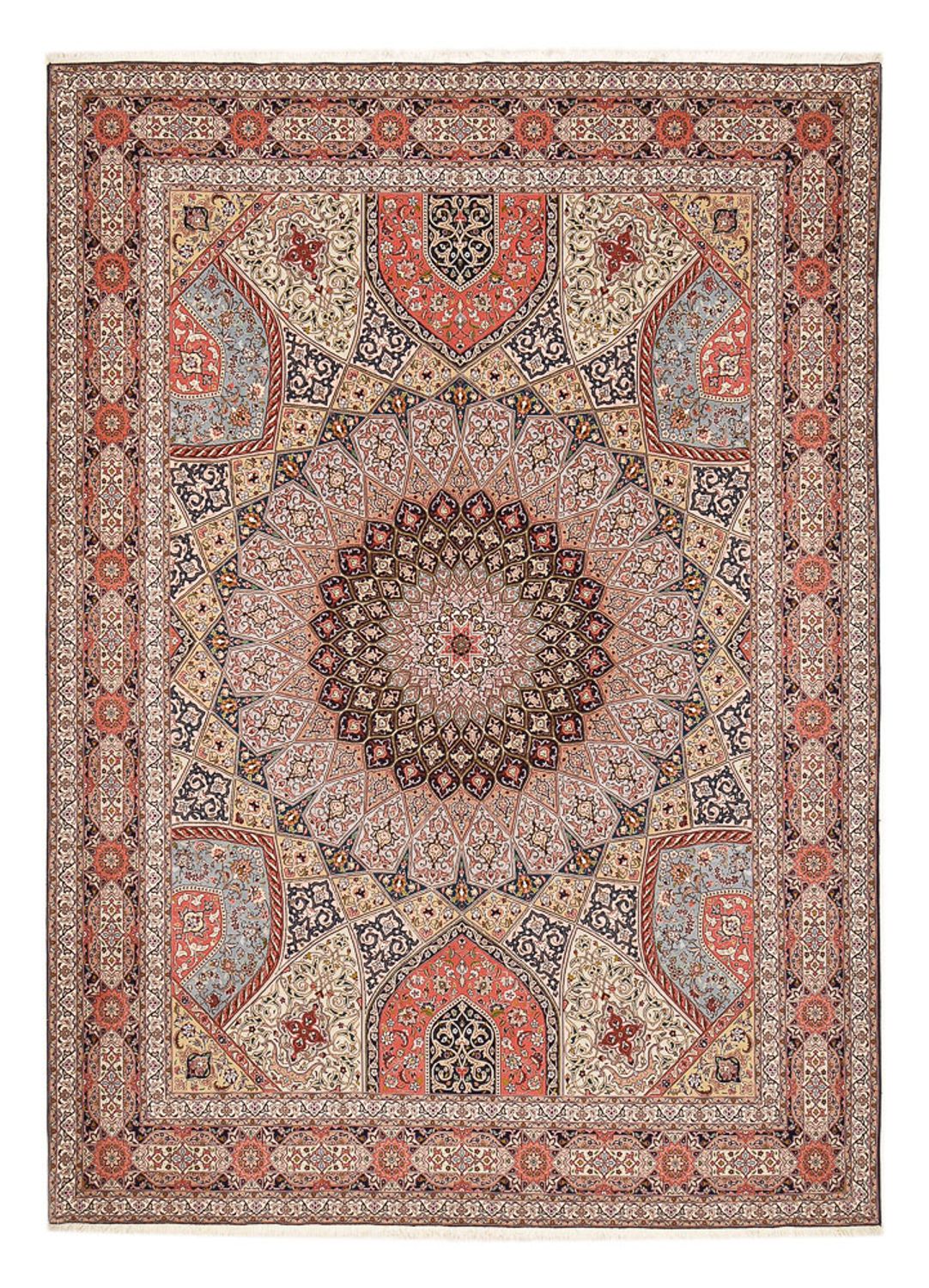Tapis persan - Tabriz - Royal - 413 x 305 cm - terracotta