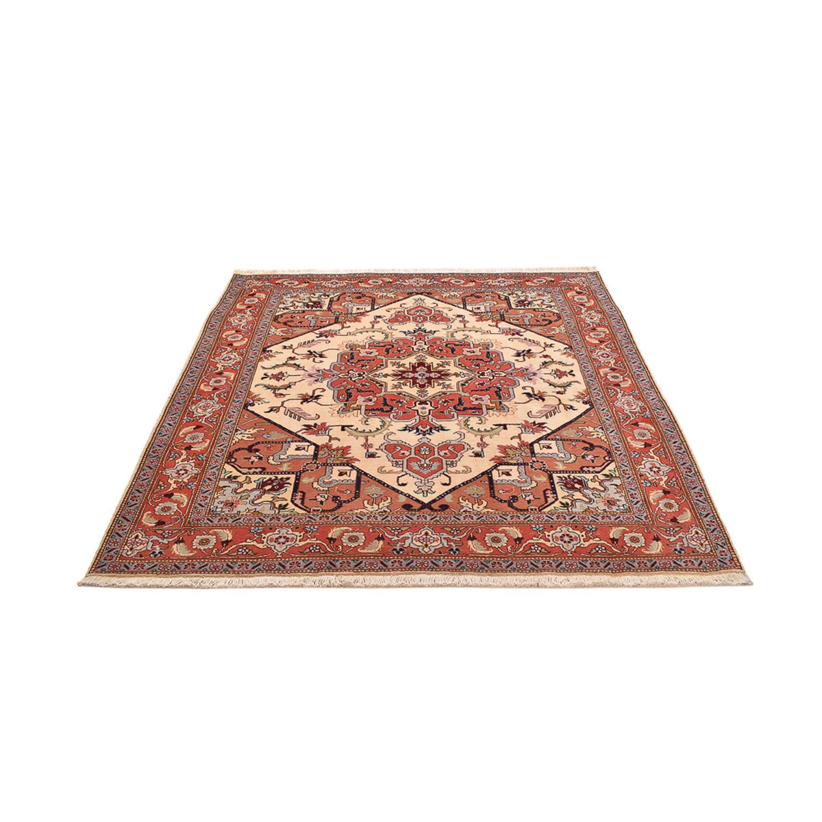 Tapis persan - Nomadic carré  - 200 x 200 cm - crème