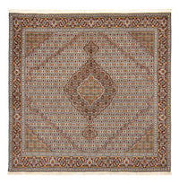 Tapis persan - Tabriz - Royal carré  - 208 x 198 cm - marron clair