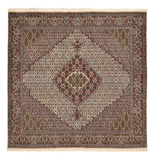 Tapis persan - Tabriz - Royal carré  - 205 x 202 cm - marron