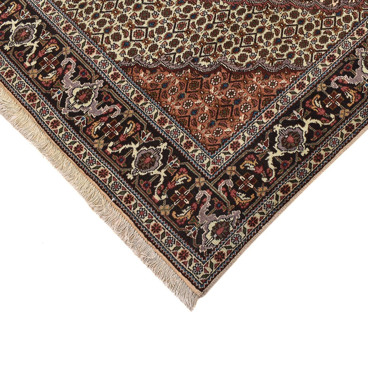 Tapis persan - Tabriz - Royal carré  - 208 x 200 cm - sable