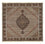 Tapis persan - Tabriz - Royal carré  - 200 x 200 cm - marron