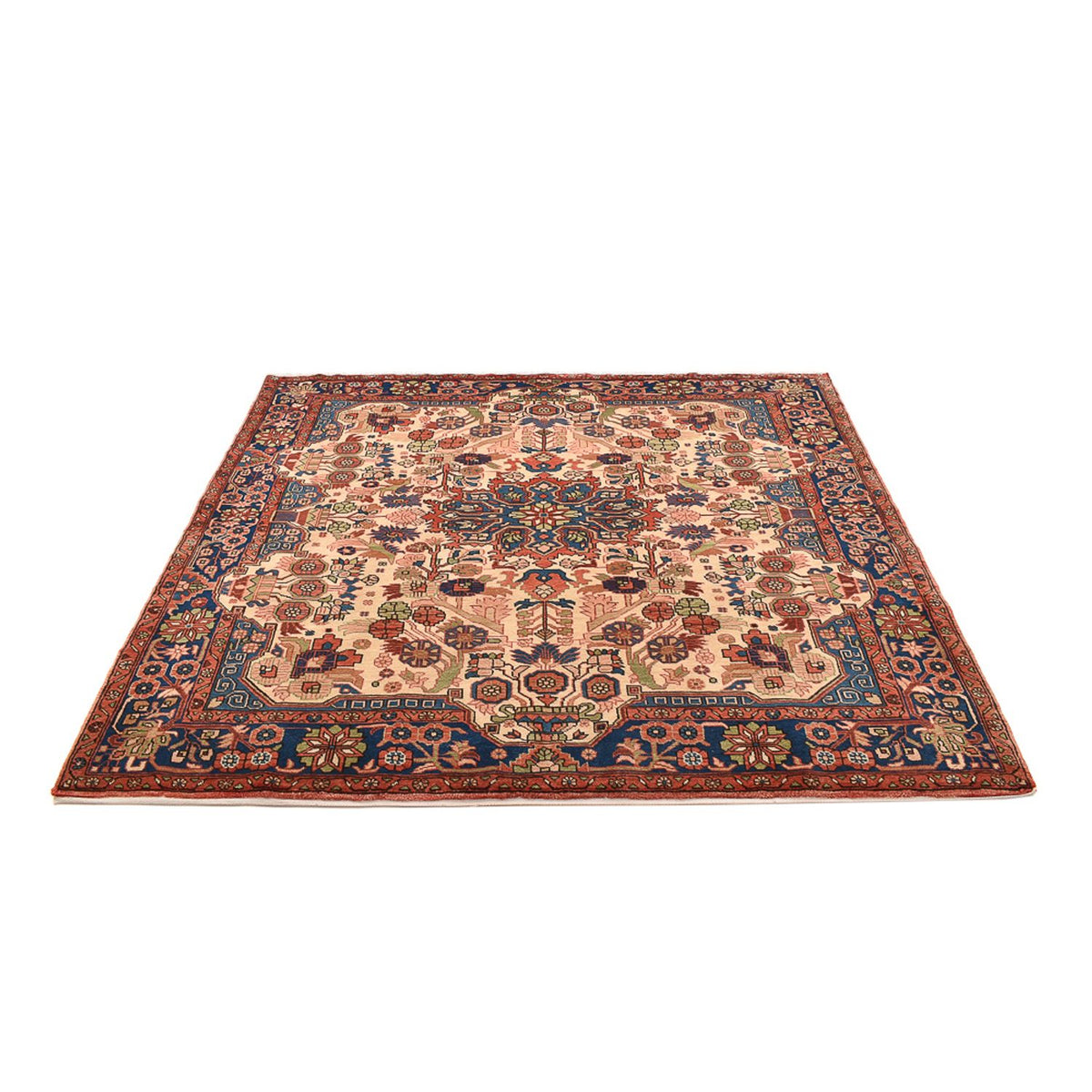 Tapis persan - Nomadic carré  - 200 x 184 cm - multicolore