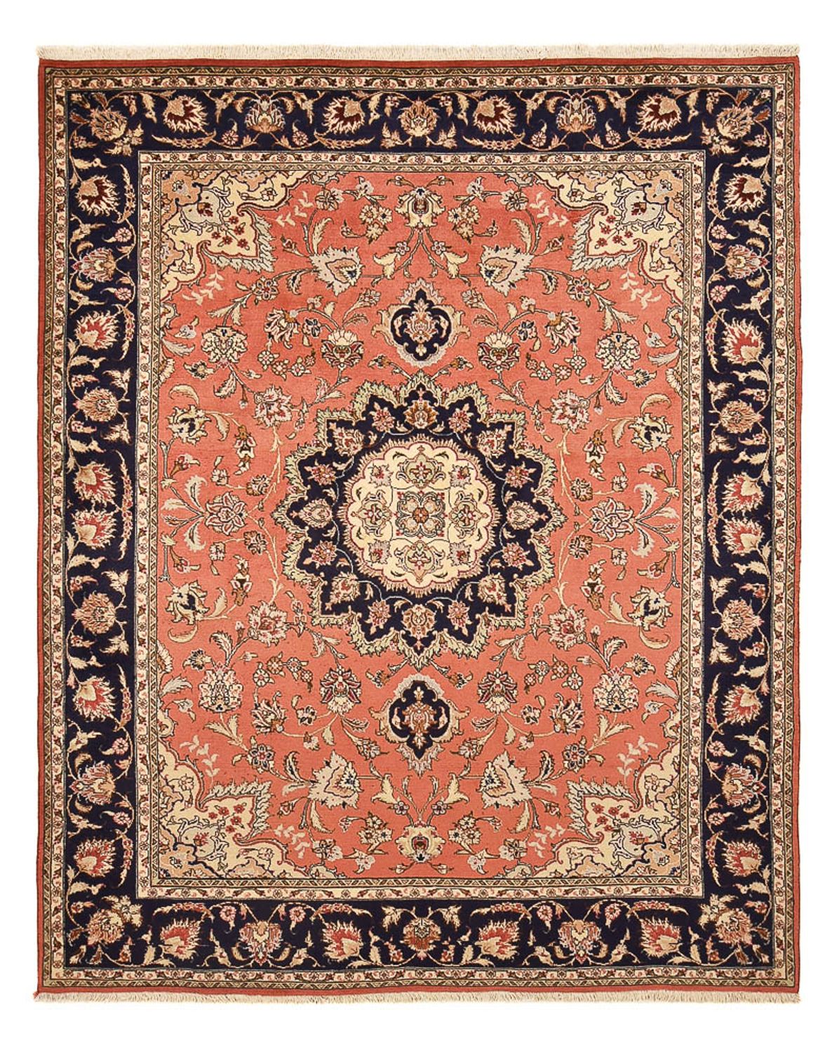 Tapis persan - Tabriz - Royal - 256 x 200 cm - rouge clair