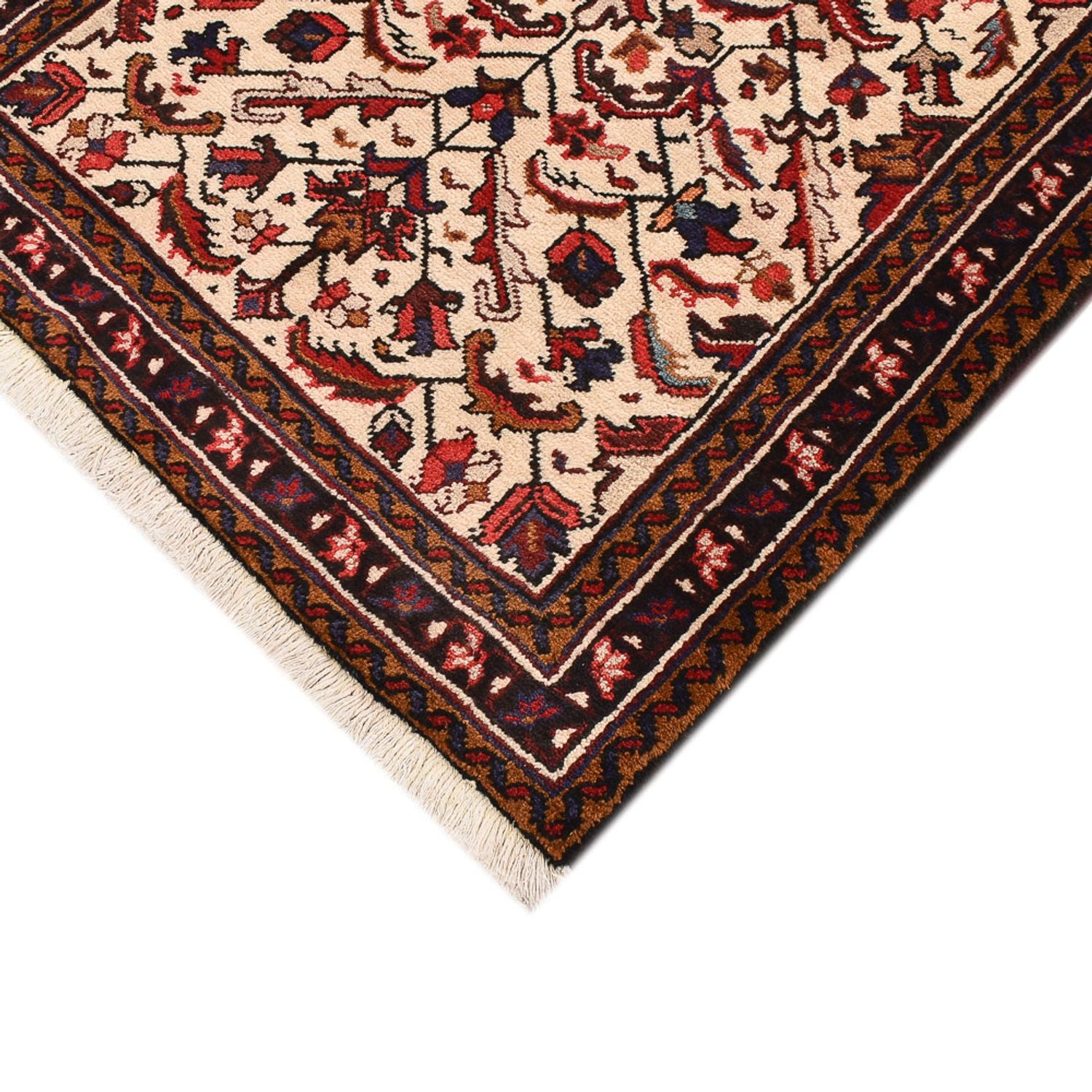 Tapis de couloir Tapis persan - Nomadic - 375 x 91 cm - beige