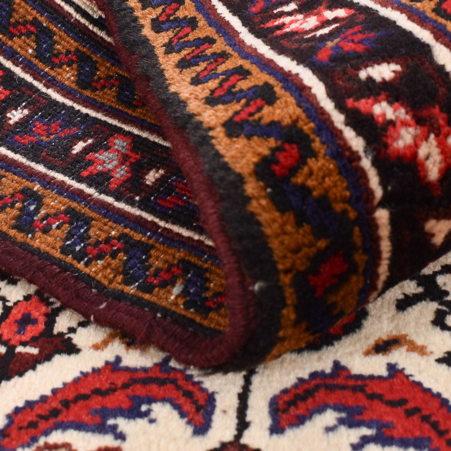 Tapis de couloir Tapis persan - Nomadic - 375 x 91 cm - beige