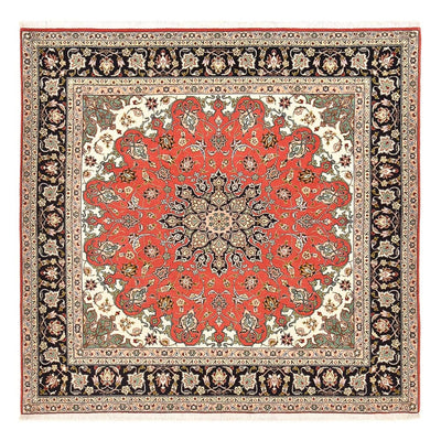 Tapis persan - Tabriz - Royal carré  - 204 x 200 cm - rouge