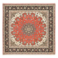 Tapis persan - Tabriz - Royal carré  - 204 x 200 cm - rouge