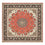 Tapis persan - Tabriz - Royal carré  - 204 x 200 cm - rouge