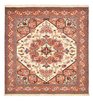 Tapis persan - Nomadic carré  - 218 x 200 cm - crème