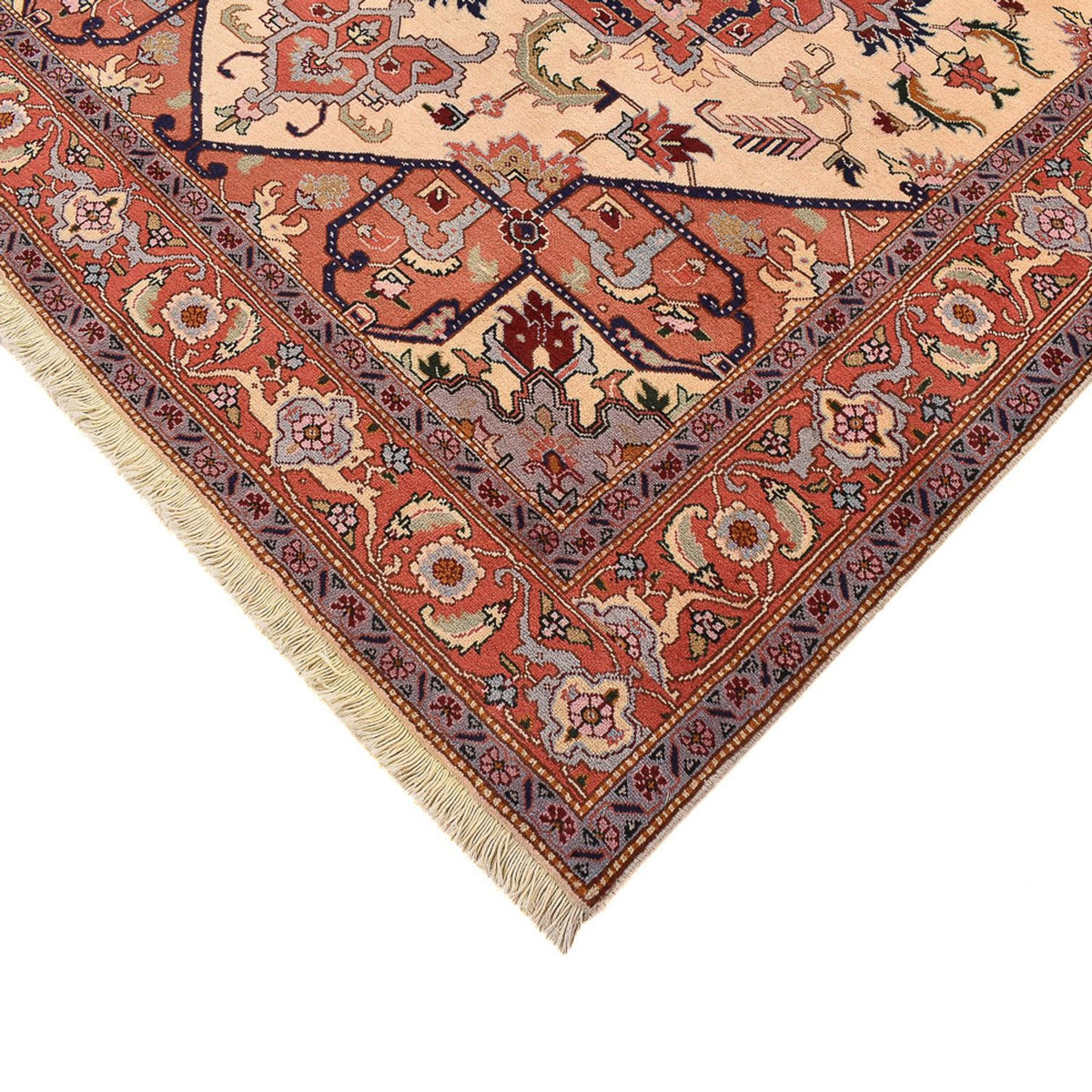 Tapis persan - Nomadic carré  - 218 x 200 cm - crème