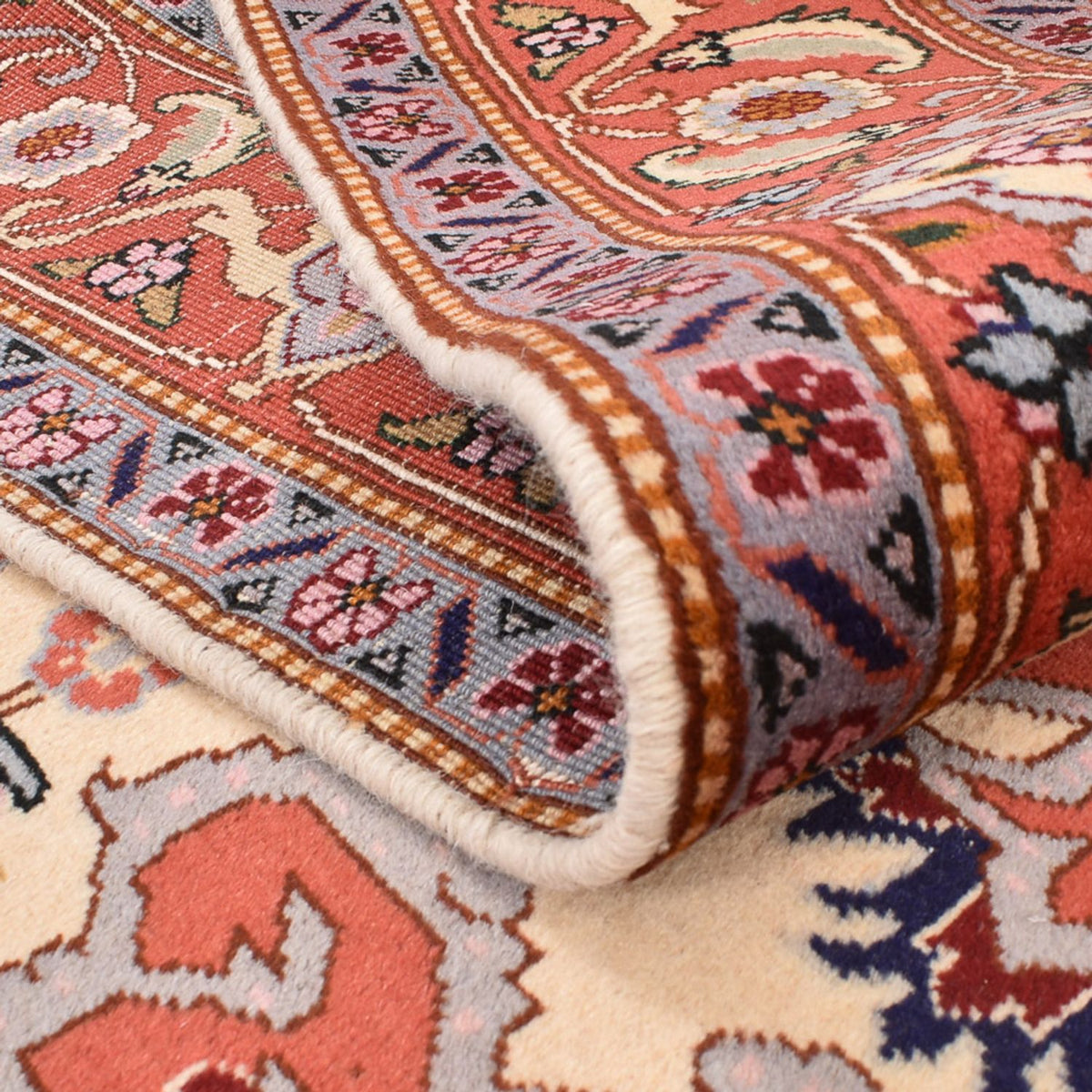 Tapis persan - Nomadic carré  - 218 x 200 cm - crème