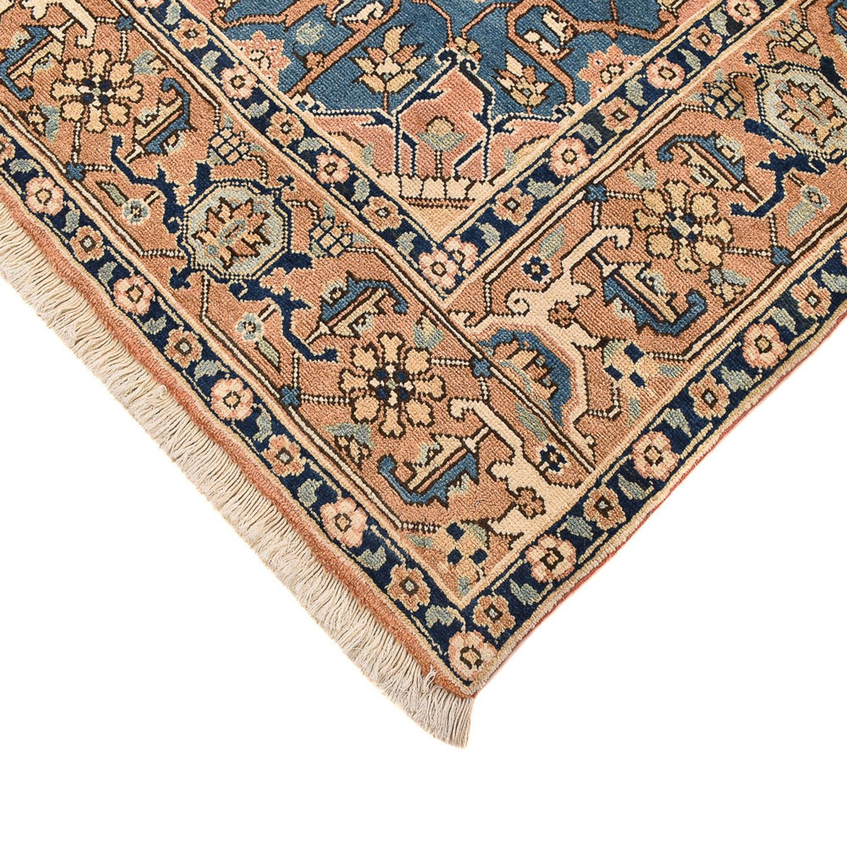 Tapis persan - Nomadic carré  - 207 x 192 cm - beige clair