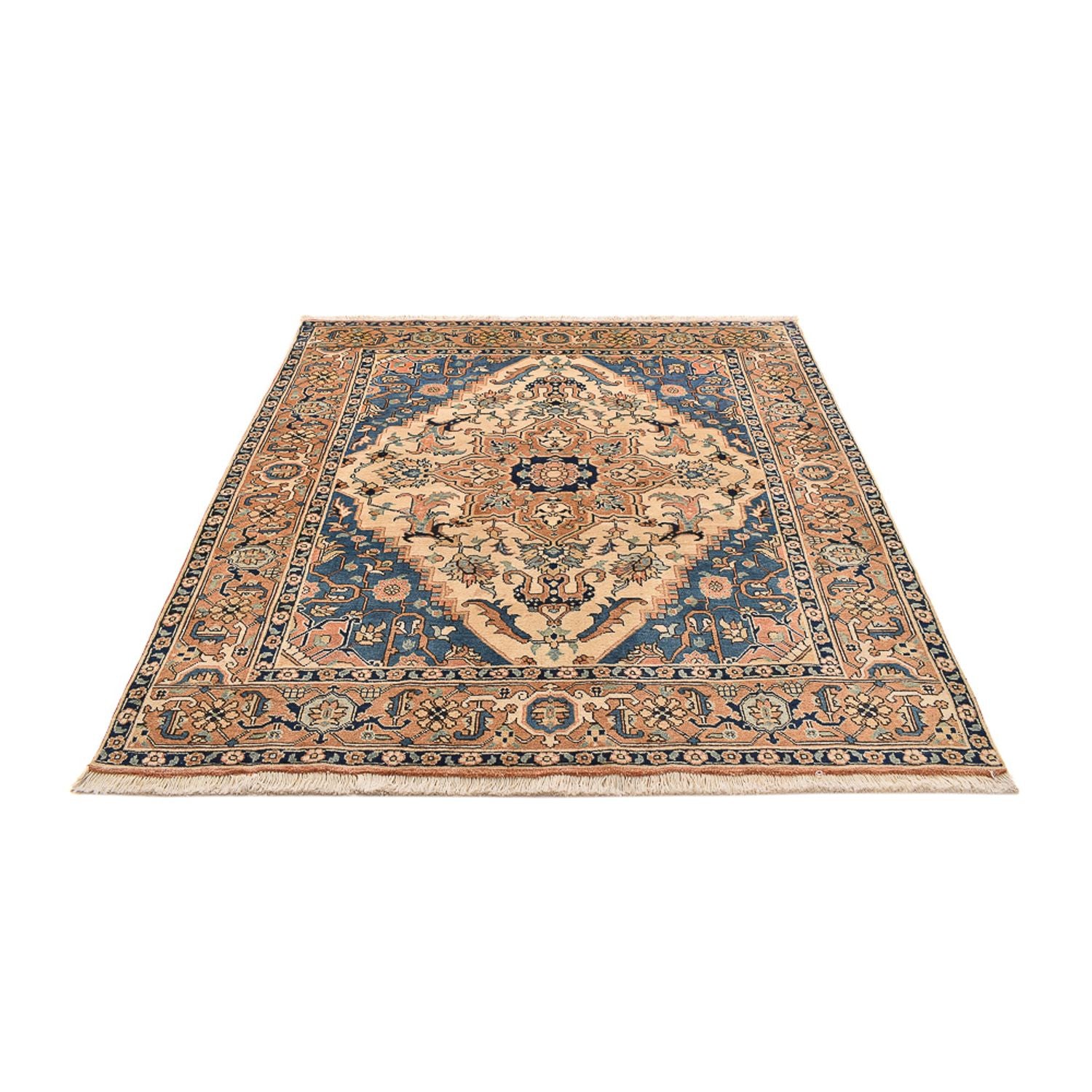 Tapis persan - Nomadic carré  - 207 x 192 cm - beige clair