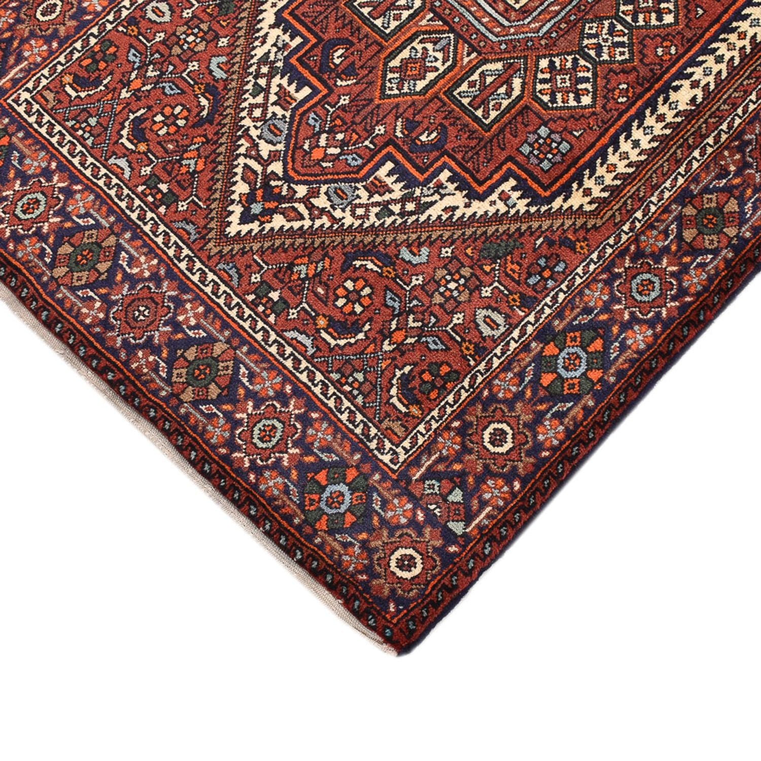 Tapis persan - Nomadic - 117 x 73 cm - terracotta