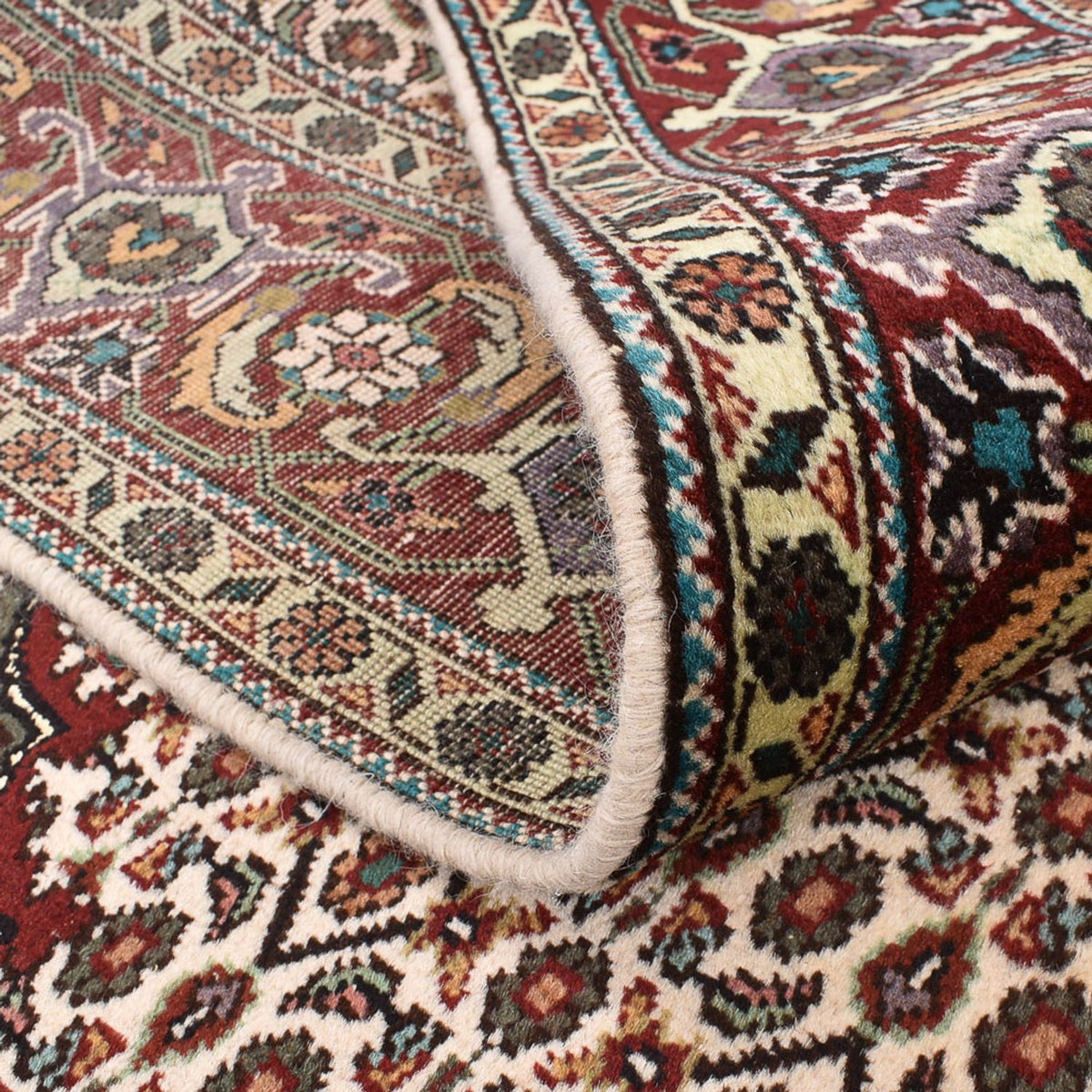 Tapis persan - Tabriz - Royal carré  - 199 x 198 cm - marron clair