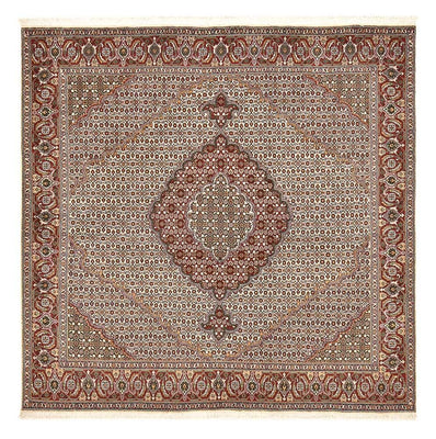 Tapis persan - Tabriz - Royal carré  - 205 x 204 cm - marron clair