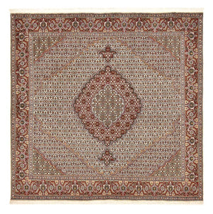 Tapis persan - Tabriz - Royal carré  - 205 x 204 cm - marron clair