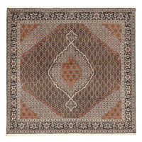 Tapis persan - Tabriz - Royal carré  - 203 x 203 cm - marron