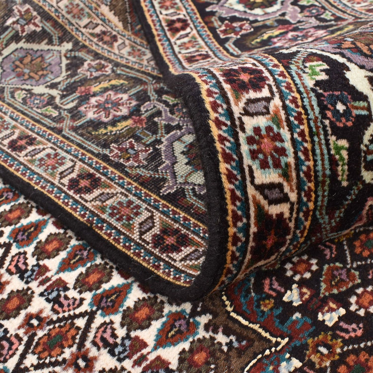 Tapis persan - Tabriz - Royal carré  - 206 x 200 cm - marron