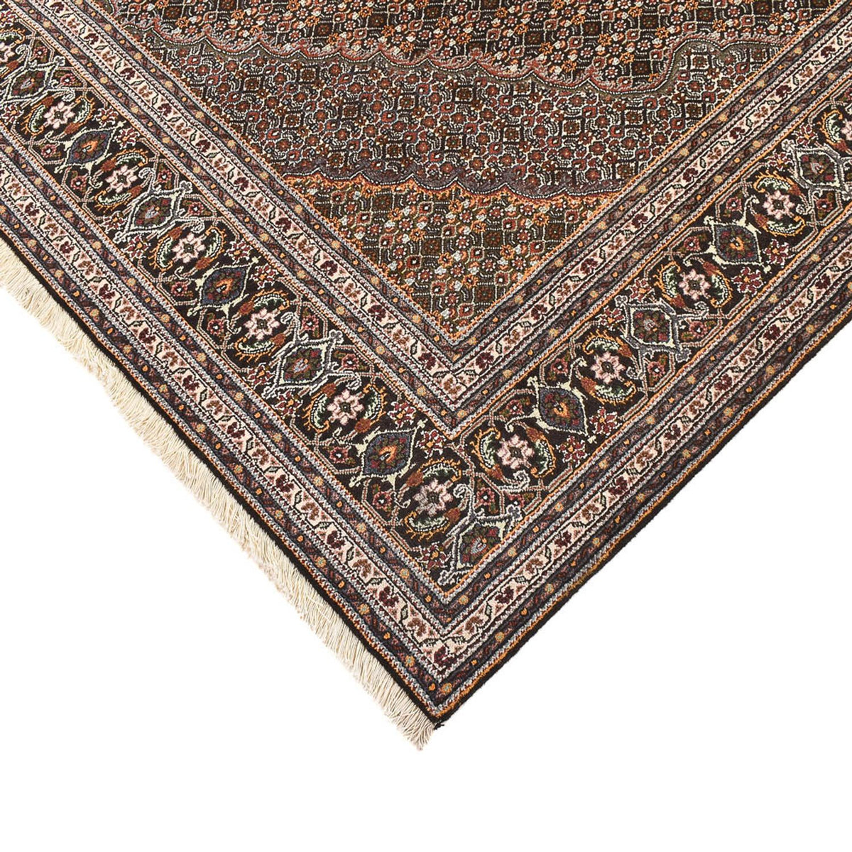 Tapis persan - Tabriz - Royal carré  - 212 x 198 cm - marron