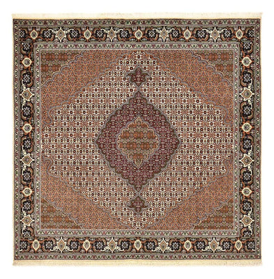 Tapis persan - Tabriz - Royal carré  - 204 x 200 cm - marron clair
