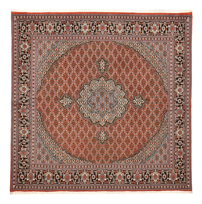 Tapis persan - Tabriz - Royal carré  - 245 x 245 cm - rouille