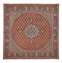 Tapis persan - Tabriz - Royal carré  - 245 x 245 cm - rouille