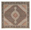 Tapis persan - Tabriz - Royal carré  - 204 x 200 cm - marron