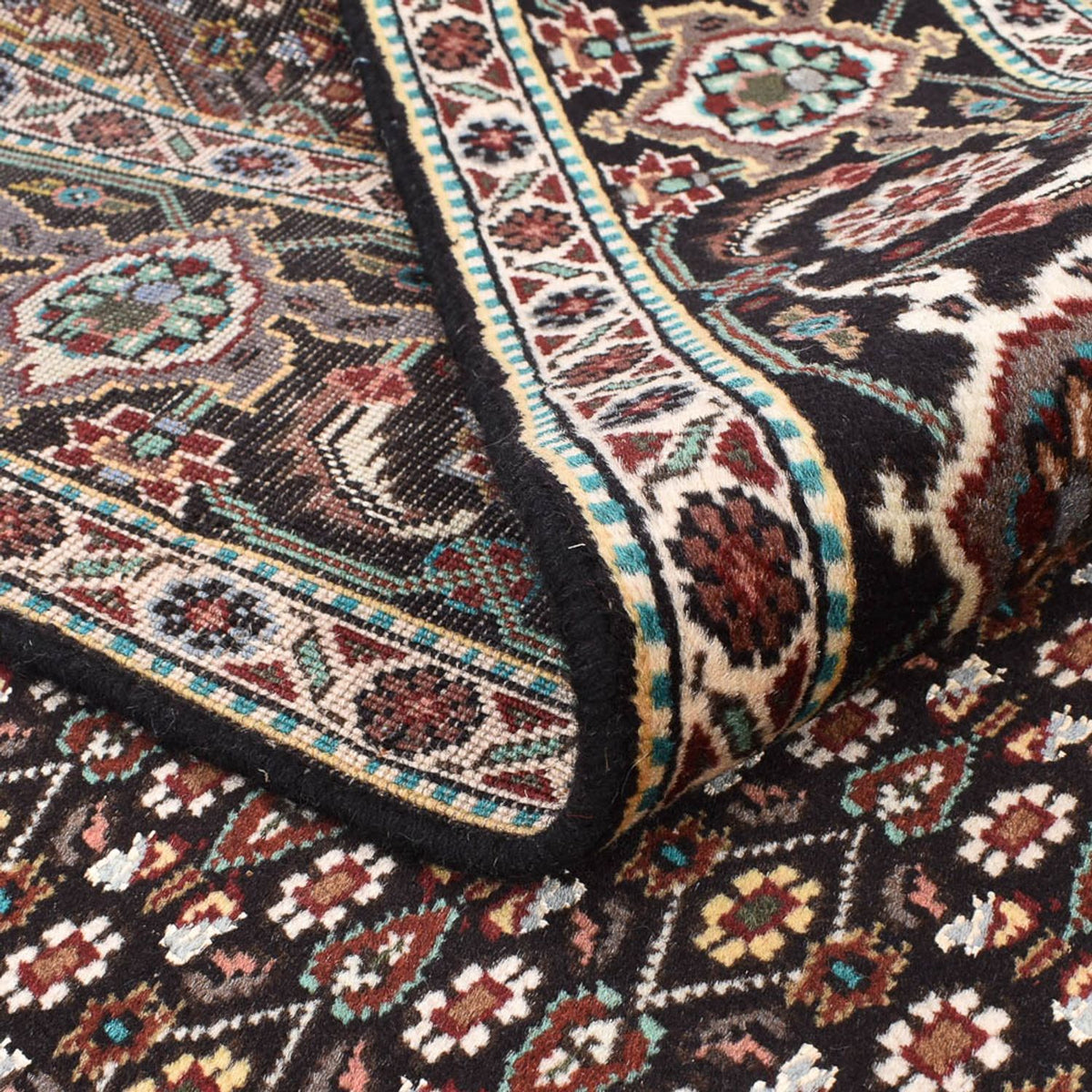 Tapis persan - Tabriz - Royal carré  - 204 x 200 cm - marron