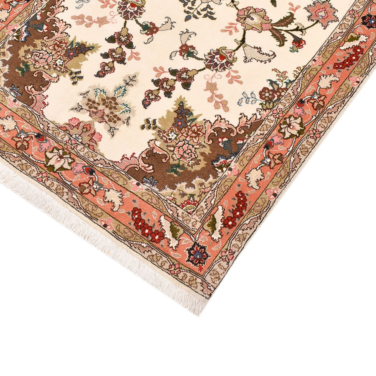 Tapis de couloir Tapis persan - Tabriz - Royal - 205 x 82 cm - multicolore