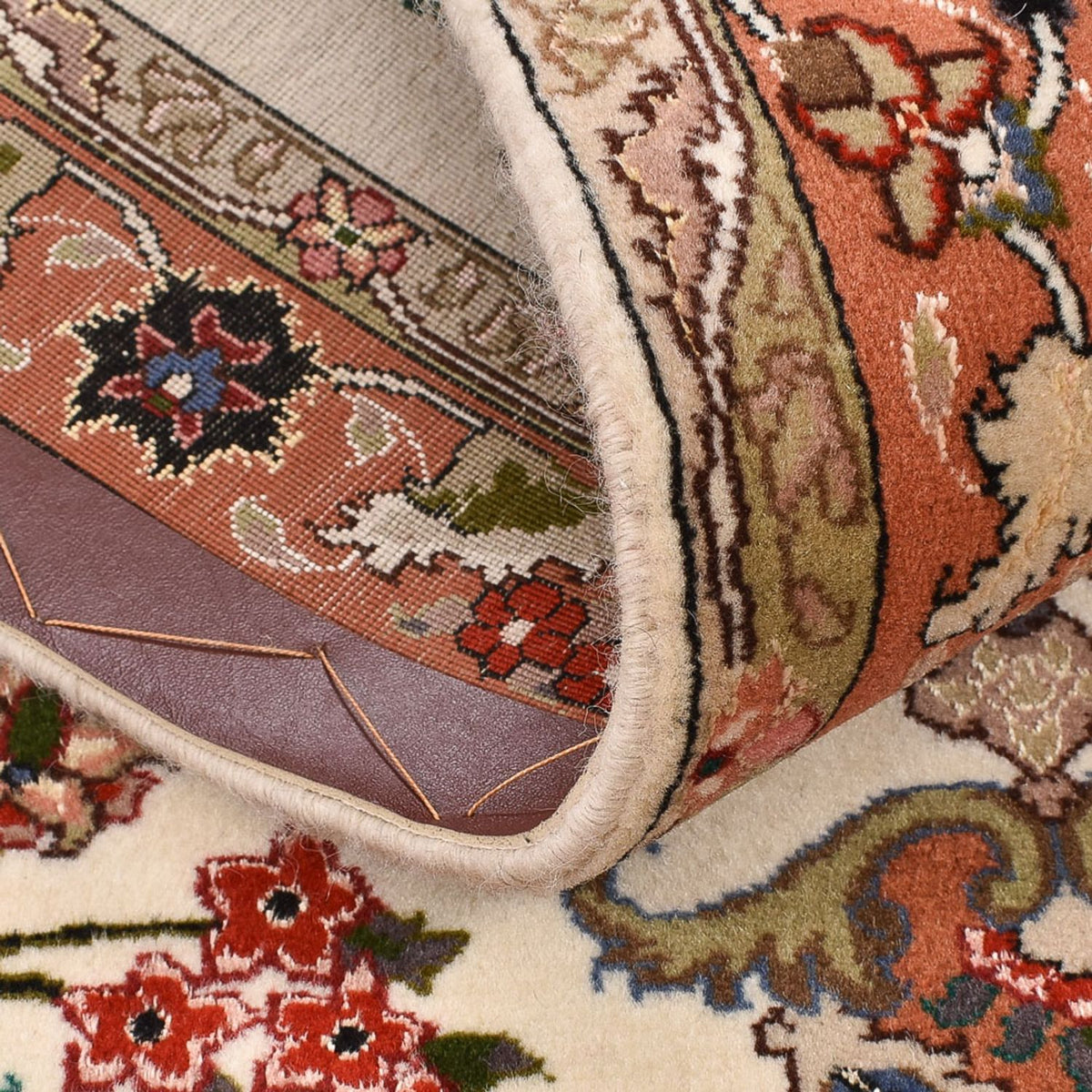 Tapis de couloir Tapis persan - Tabriz - Royal - 205 x 82 cm - multicolore