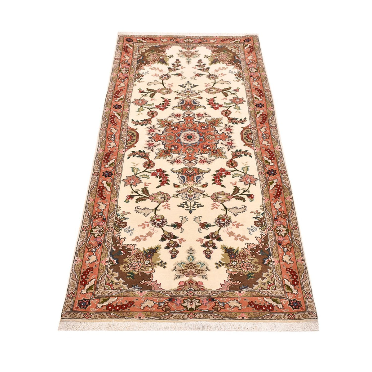 Tapis de couloir Tapis persan - Tabriz - Royal - 205 x 82 cm - multicolore