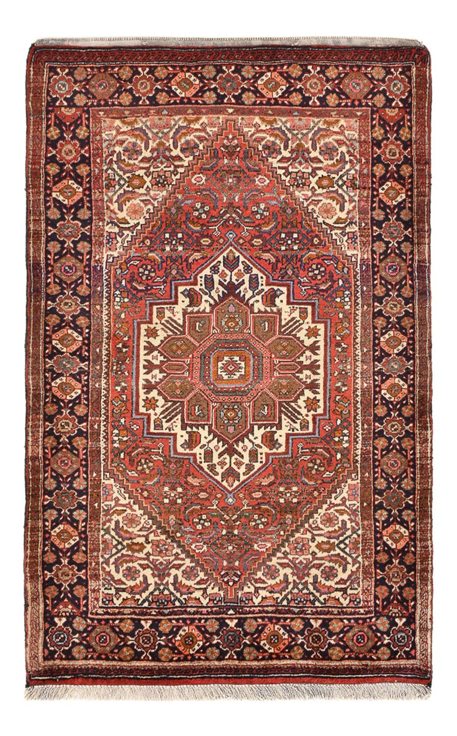 Tapis persan - Nomadic - 120 x 75 cm - terracotta