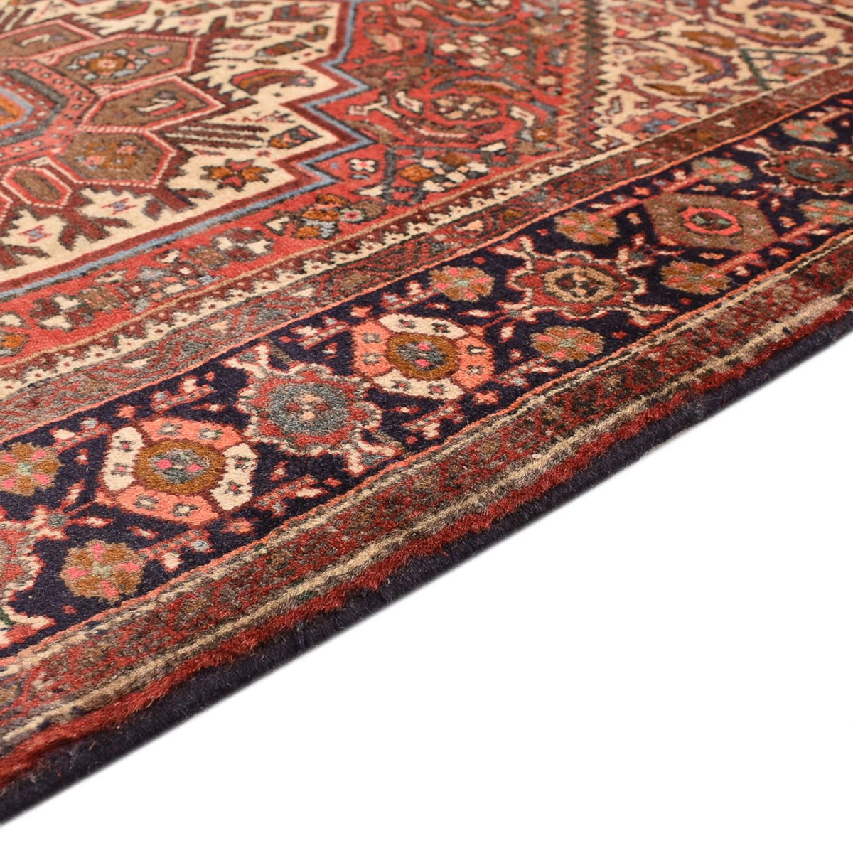 Tapis persan - Nomadic - 120 x 75 cm - terracotta