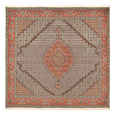 Tapis persan - Tabriz - Royal carré  - 200 x 200 cm - sable