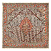 Tapis persan - Tabriz - Royal carré  - 200 x 200 cm - sable