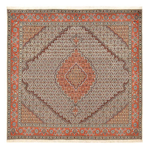 Tapis persan - Tabriz - Royal carré  - 200 x 200 cm - sable