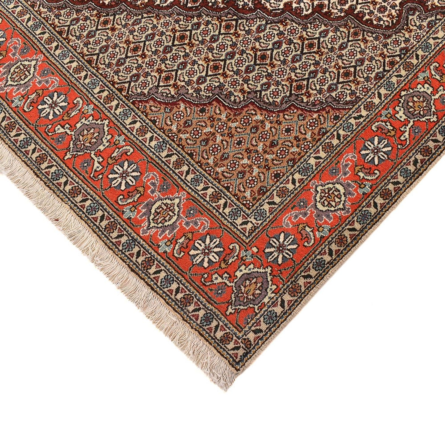 Tapis persan - Tabriz - Royal carré  - 200 x 200 cm - sable