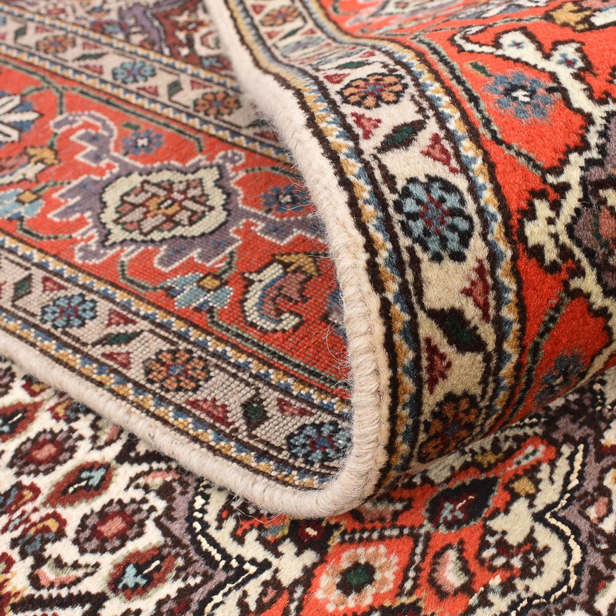 Tapis persan - Tabriz - Royal carré  - 200 x 200 cm - sable