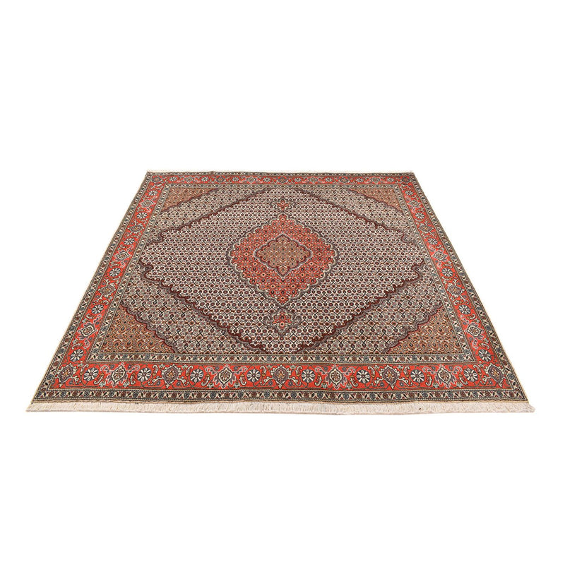 Tapis persan - Tabriz - Royal carré  - 200 x 200 cm - sable