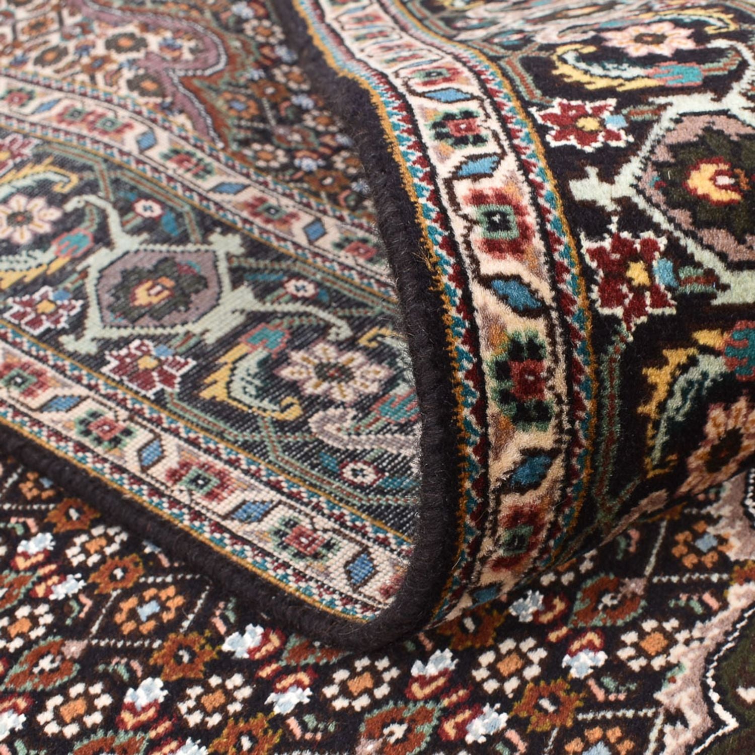 Tapis persan - Tabriz - Royal carré  - 208 x 204 cm - marron