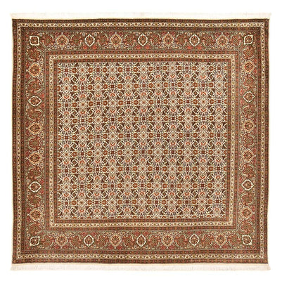 Tapis persan - Tabriz - Royal carré  - 200 x 199 cm - beige foncé