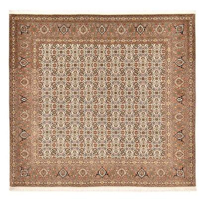 Tapis persan - Tabriz - Royal carré  - 201 x 197 cm - beige foncé