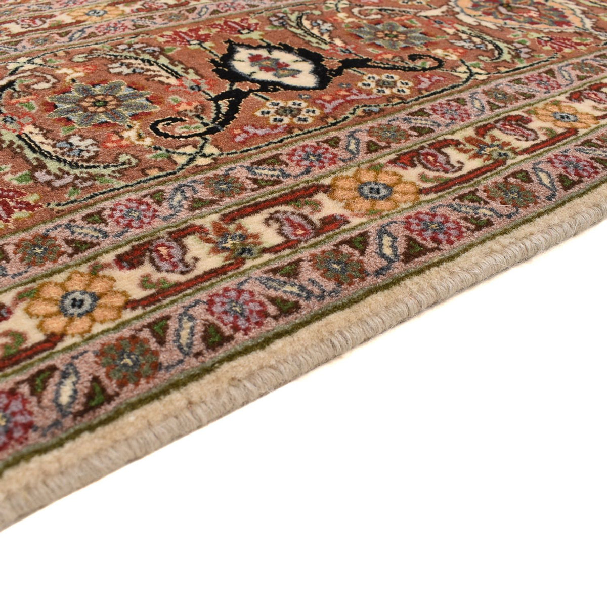Tapis persan - Tabriz - Royal carré  - 201 x 197 cm - beige foncé