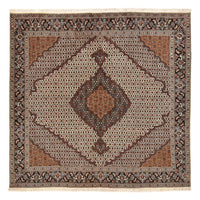 Tapis persan - Tabriz - Royal carré  - 200 x 197 cm - marron clair