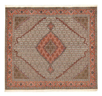 Tapis persan - Tabriz - Royal carré  - 204 x 196 cm - marron clair