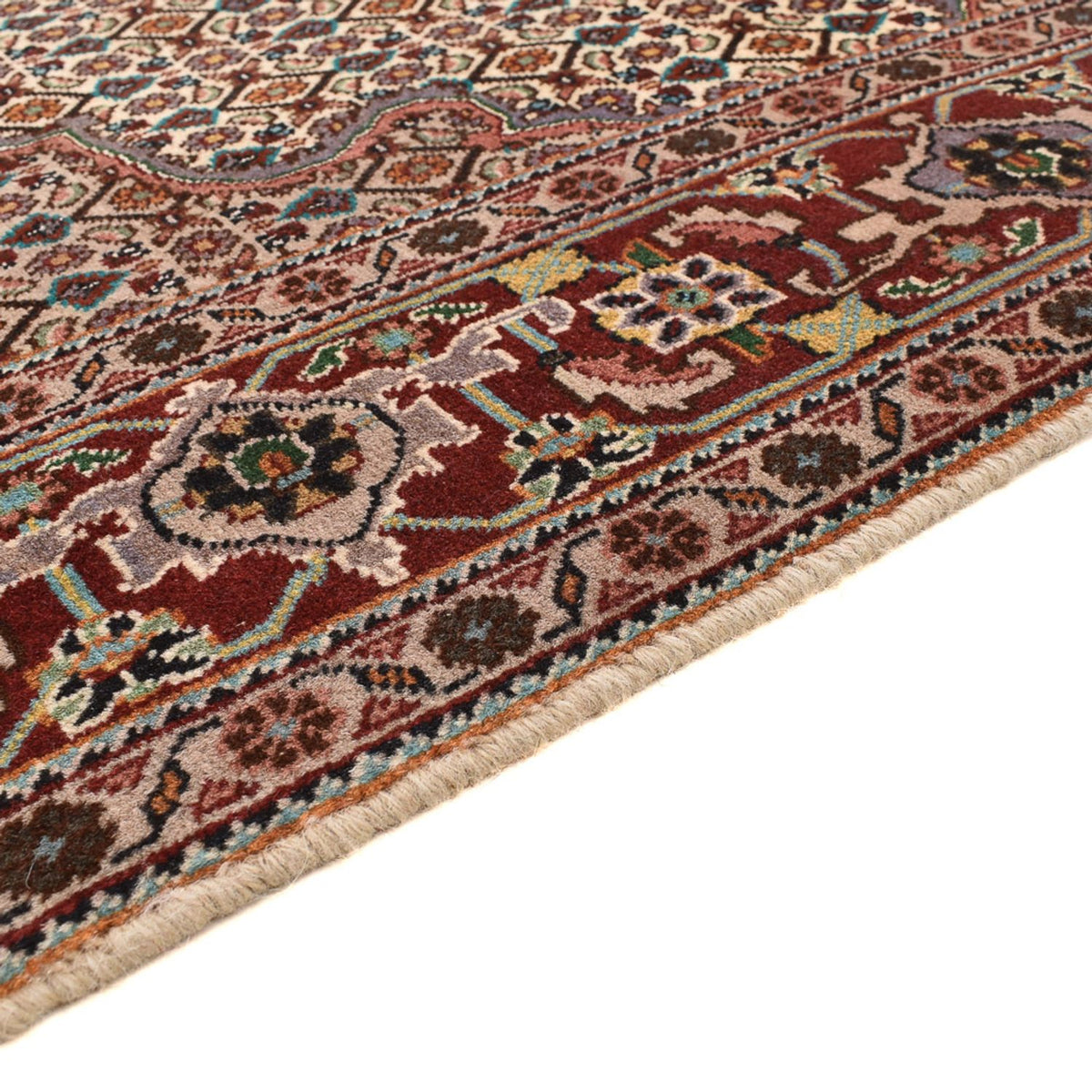 Tapis persan - Tabriz - Royal carré  - 202 x 198 cm - marron clair
