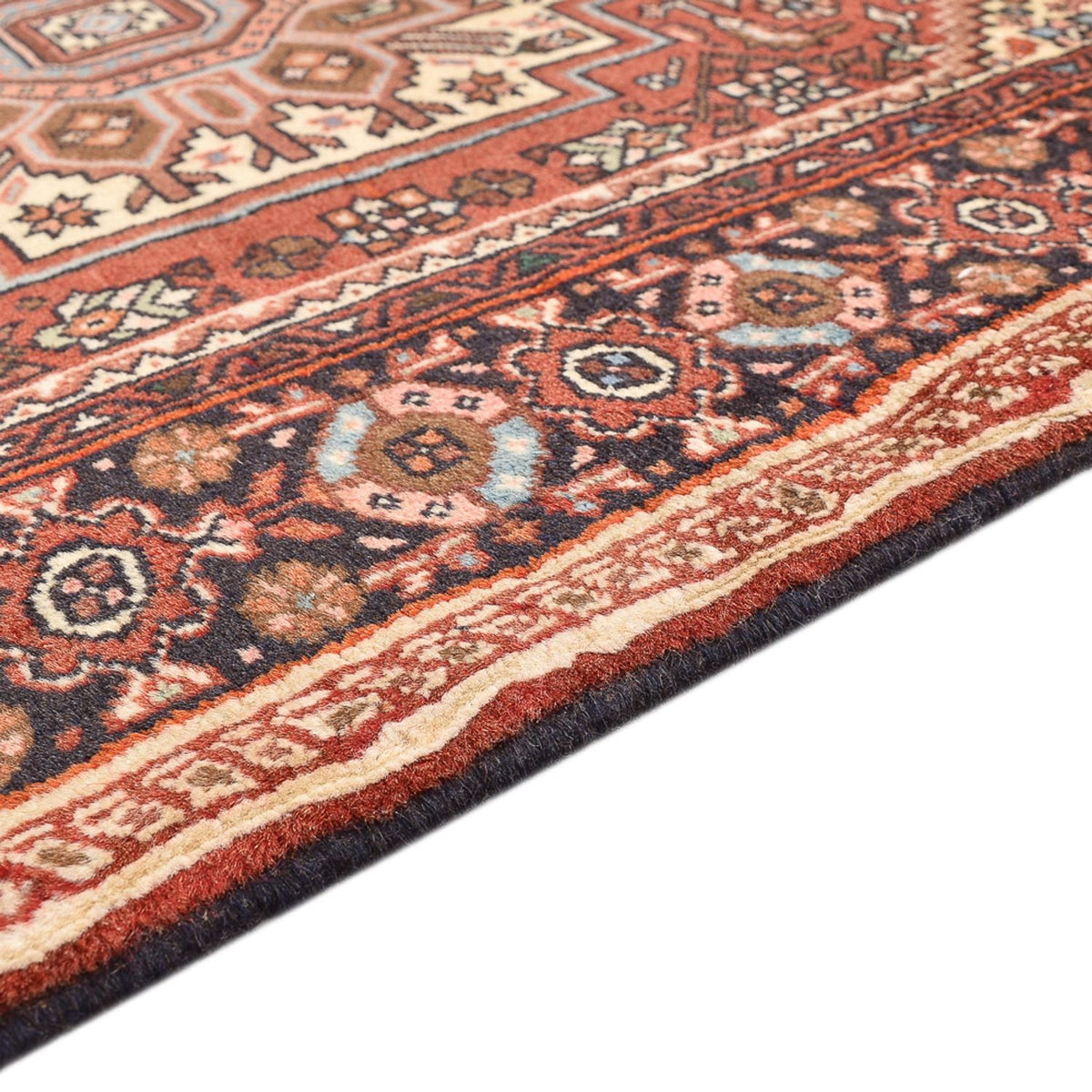 Tapis persan - Nomadic - 120 x 80 cm - terracotta