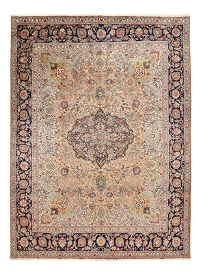 Tapis persan - Tabriz - Royal - 390 x 303 cm - marron clair